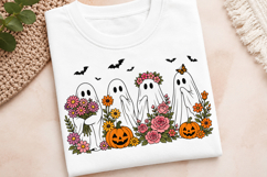 Retro Floral Ghosts PNG Product Image 4