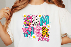 Retro Floral Summer Vibes Png Product Image 3