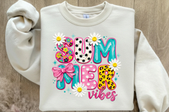 Retro Floral Summer Vibes Png Product Image 4