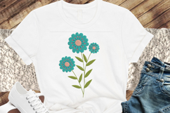 Retro Flower Embroidery Design Product Image 3