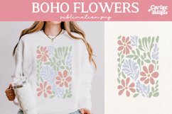 Retro Flowers Sublimation