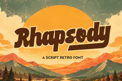GROOVY STYLE - Retro Font Product Image 1