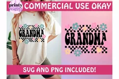 Retro Grandma svg, Mom svg, Groovy Grandma design Product Image 7