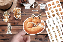 Retro Forest Friend Sticker Product Image 1