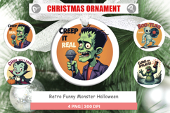 Ornament Halloween Retro Monster Product Image 1