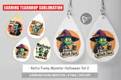 Earring Halloween Retro Monster Product Image 1