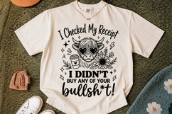 Funny Retro Receipt SVG PNG Sublimation Design Product Image 2