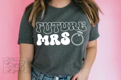 Retro Future Mrs SVG - Engaged SVG - Fiancee - Bride To Be Product Image 5