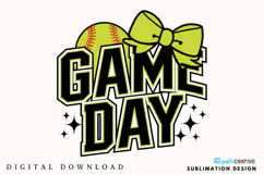 Softball Game Day PNG, Softball PNG, Softball Mama PNG Product Image 1