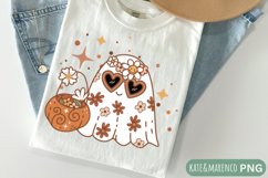 Retro Ghost PNG | Retro Halloween PNG | Kids Halloween PNG Product Image 1