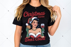 Retro Girl Christmas PNG, Retro Christmas Png, Retro Product Image 3