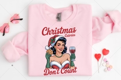 Retro Girl Christmas PNG, Retro Christmas Png, Retro Product Image 4