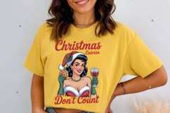 Retro Girl Christmas PNG, Retro Christmas Png, Retro Product Image 5