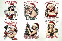 Retro Christmas Girls Sublimation Product Image 3