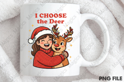Retro Girl Christmas PNG Design Product Image 4
