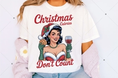 Retro Girl Christmas PNG, Retro Christmas Png, Retro Product Image 2