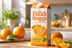 Fresh Orange Typography SVG PNG EPS | Retro Fruit Label Product Image 3