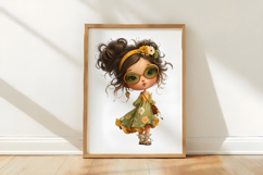 Retro Girls Clipart Sublimation Product Image 3