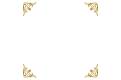 Retro golden floral corner border element decorative vector Product Image 1