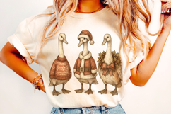 Christmas Goose, Funny Christmas Goose PNG, Merry Christmas Product Image 3