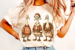 Christmas Goose, Funny Christmas Goose PNG, Merry Christmas Product Image 3