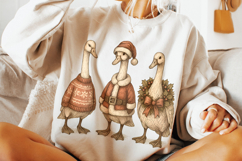 Christmas Goose, Funny Christmas Goose PNG, Merry Christmas Product Image 4