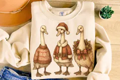 Christmas Goose, Funny Christmas Goose PNG, Merry Christmas Product Image 5