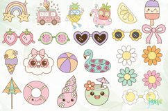 Retro Groovy Summer Clipart SVG Product Image 8
