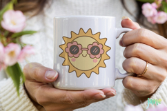 Retro Groovy Summer Clipart SVG Product Image 4