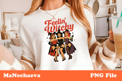 Feelin&#039; Witchy Halloween Witches | Funny Retro Halloween Product Image 1