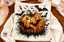 Retro Halloween Bats Png, Spooky Season Png Product Image 1
