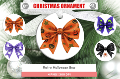 Ornament Retro Halloween Bows Product Image 1