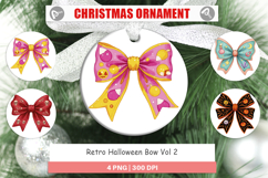 Ornament Retro Halloween Bows Product Image 1