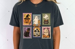 Retro Halloween Cat Ghost PNG, Girly Halloween Png, Fall Png Product Image 3