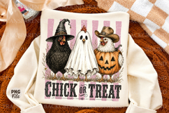 Retro Halloween Chicken Png, Chick Or Treat Png Product Image 1