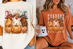 Retro Halloween Chicken Png,Chick Or Treat Png Funny Spooky Product Image 3