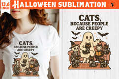Retro halloween sublimation | Spooky clipart Product Image 1
