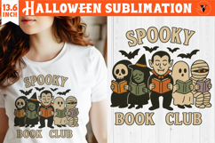 Retro halloween sublimation | Spooky clipart Product Image 1