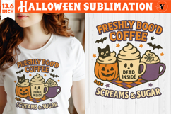 Retro halloween sublimation | Spooky clipart Product Image 1