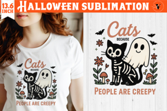 Retro halloween sublimation | Spooky clipart Product Image 1