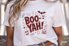 Retro Halloween Doodle SVG PNG Clipart Product Image 2