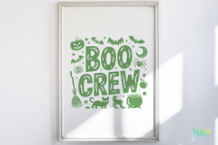 Retro Halloween Doodle SVG PNG Clipart Product Image 5