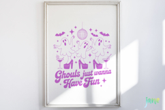 Retro Halloween Doodle SVG PNG Bundle Product Image 6
