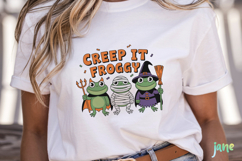 Retro Halloween Frog SVG PNG Product Image 2