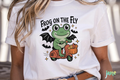 Retro Halloween Frog SVG PNG Product Image 2