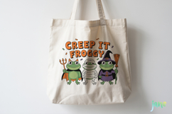 Retro Halloween Frog SVG PNG Bundle Product Image 4