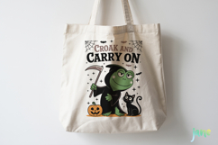 Retro Halloween Frog SVG PNG Product Image 4