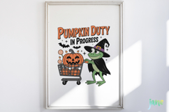 Retro Halloween Frog SVG PNG Product Image 5
