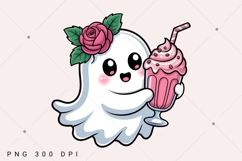 Halloween Coquette Ghost PNG, Halloween Ghost PNG, Spooky Product Image 1