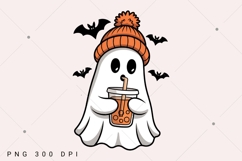 Halloween Coquette Ghost PNG, Halloween Ghost PNG, Spooky Product Image 1